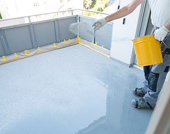 balcony floor restoration resin glue coating